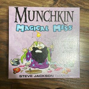 Munchkin Magical Mess game 3-6 people, ages 10 and up.